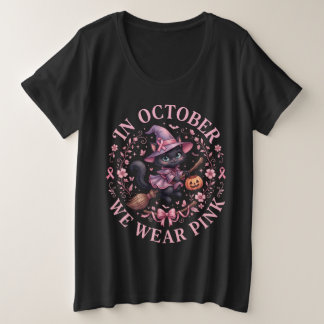 Charmante Sorcière au Chat Noir en Octobre Nous Po