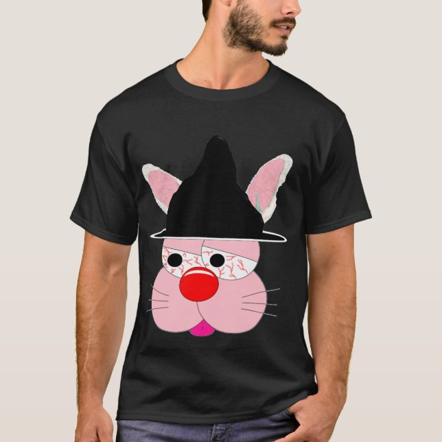 Charmante Sorcière Lapin Halloween - T-shirt Graph (Devant)