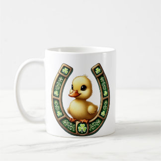Charme celtique : Duckling sur une Mug en fer à ch