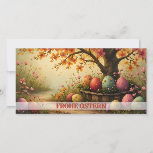 Charme de fleurs printanières avec splendeur d'œuf (Devant)