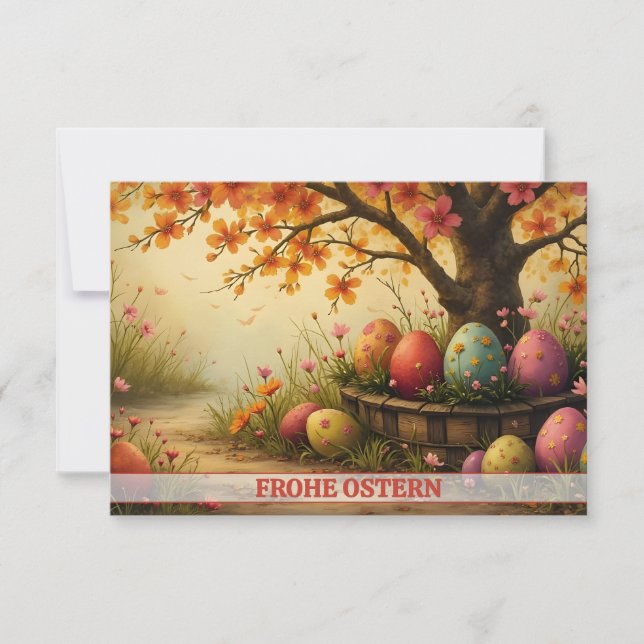 Charme de fleurs printanières avec splendeur d'œuf (Devant)
