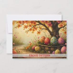 Charme de fleurs printanières avec splendeur d'œuf