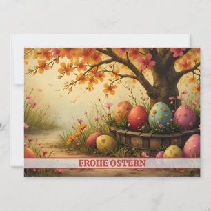 Charme de fleurs printanières avec splendeur d'œuf