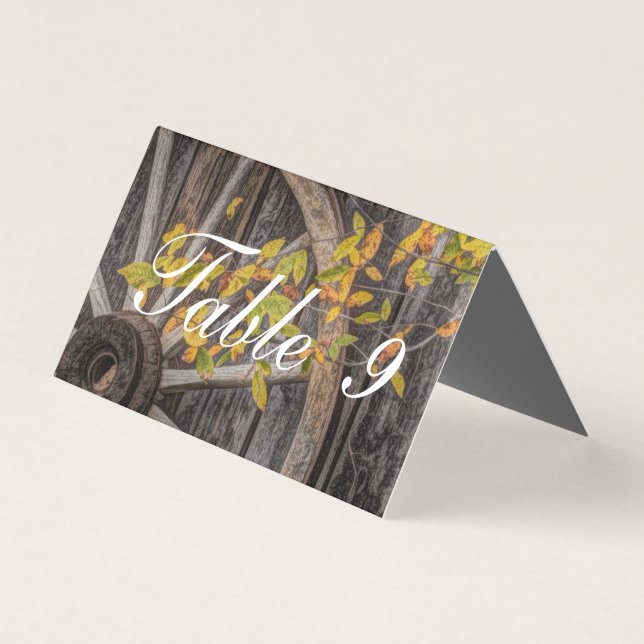 Charme de pays - Roue Rustique Wagon Occidentale (Front)