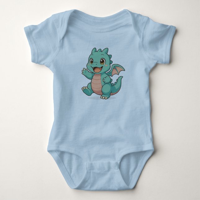 Charme de petit dragon Body pour bébé (Devant)