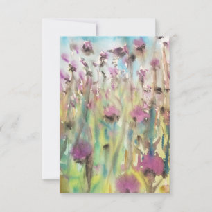 Charme le Carte pour notes Merci
