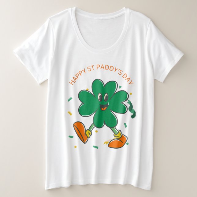 🌈 Charme Lucky Plus Taille Tee (Design devant)