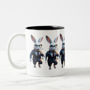 "Charme Whimsical : Bunny Imprimé Mug pour un déli