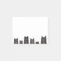 Charmes de bonne chance 4" x 3" notes de post-it