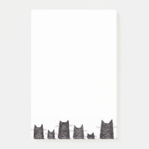 Charmes de bonne chance 4" x 6" notes de post-it