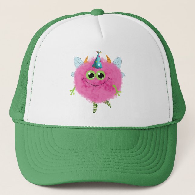 Charming birthday monster Casquettes de baseball e (Devant)