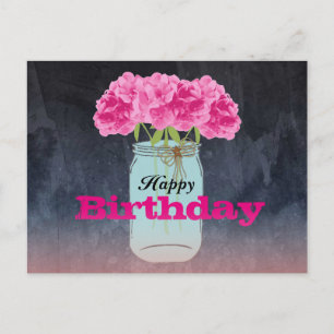 Charming Bouquet Carte postale Anniversaire Voeux