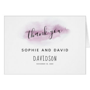 Charming Calligraphie Aquarelle Merci d'impact