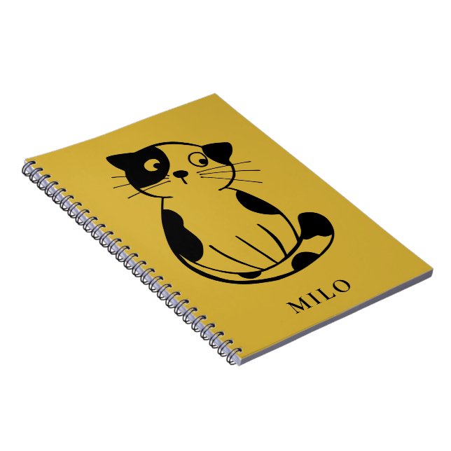 Charming Cat Mark Carnet avec touche personnelle (Côté Droit)