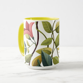 Charming Floral Print Coffee Mug