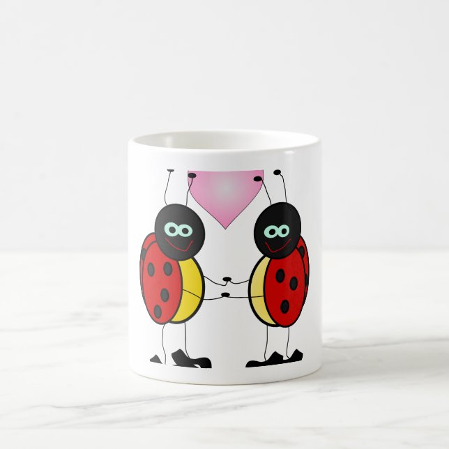 Charming Ladybug en céramique Mug (Centre)