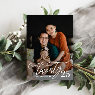 Charming Vingt heureux Carte photo du Nouvel An