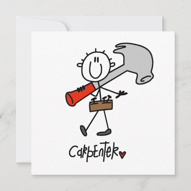 Charpentier Avec Marteau (Devant)