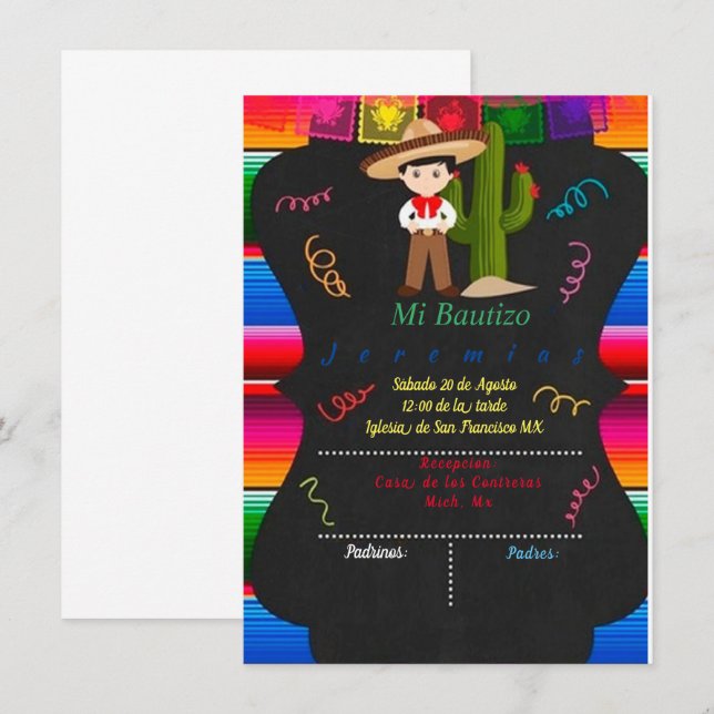 CHARRO BAUTIZO (Devant / Derrière)