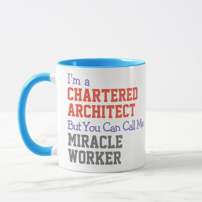Chartered Architect Miracle Worker Mug (Gauche)