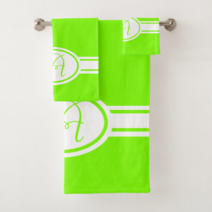 Chartreuse de couleur tendance Monogramme