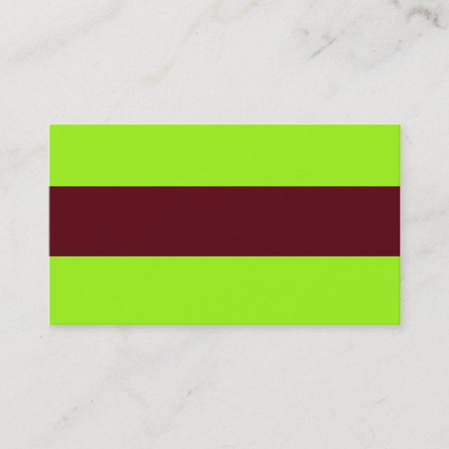 Chartreuse et Carte de visite Brown (Devant)