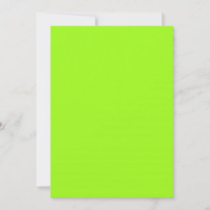 Chartreuse Green Invitation