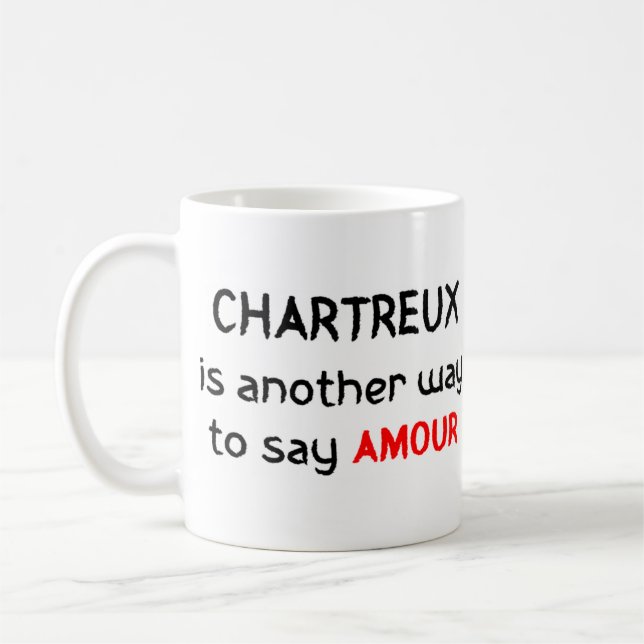 chartreux amour café tasse (Gauche)
