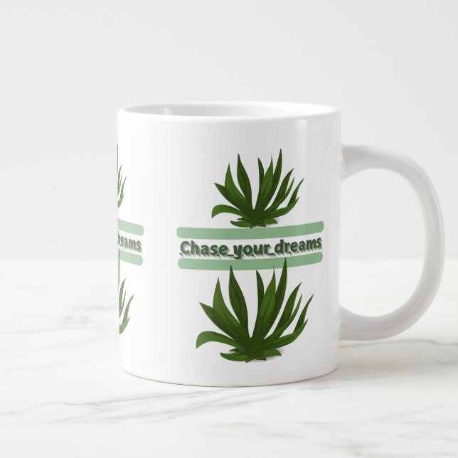 Chase Your Dreams Mug - Motivationnel et élégant (Droite)