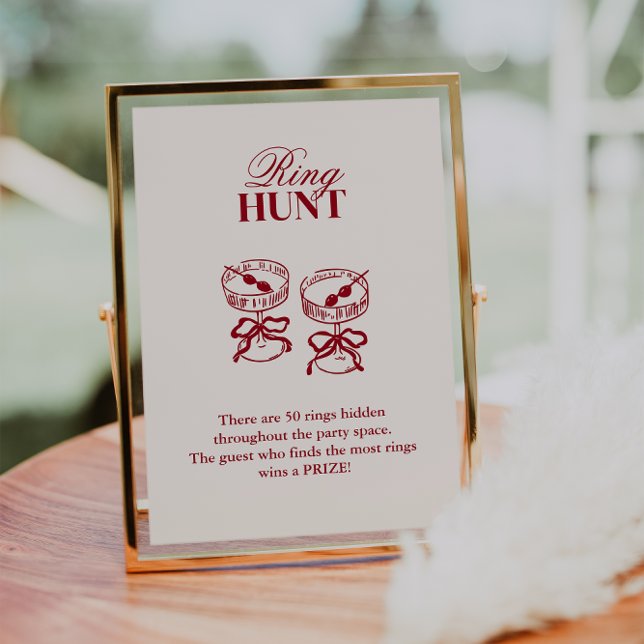 Chasse à cocktail moderne jeu de douche nuptiale (Créateur téléchargé)