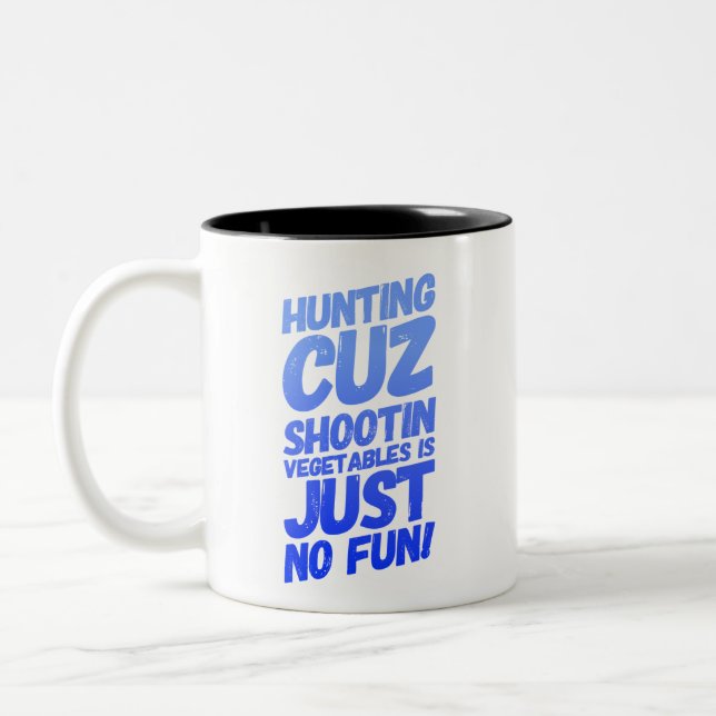Chasse amusante Mug café (Gauche)