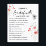Chasse au bachelorette personnalisée<br><div class="desc">Faites de votre fête de bachelorette une expérience inoubliable grâce à cette chasse au trésor Bachelorette personnalisée ! Ce jeu de selfie éditable et amusant est parfait pour une nuit de plaisir, car il comprend un mélange de tâches hilarantes, un jeu photo et des éléments de chasse au trésor pour...</div>