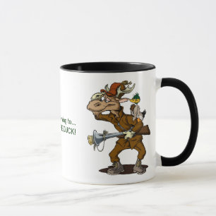 Chasse au canard Café Mug   Carré Qwiznibet