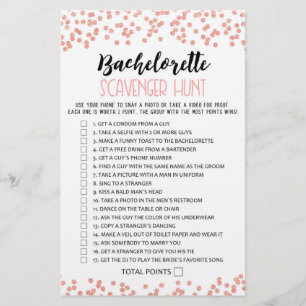 Chasse au trésor EVJF jeu de fête de Bachelorette