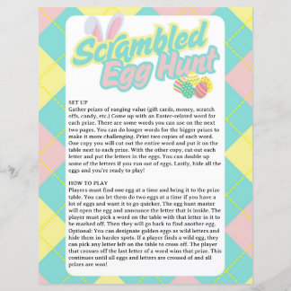 Chasse aux œufs brouillés