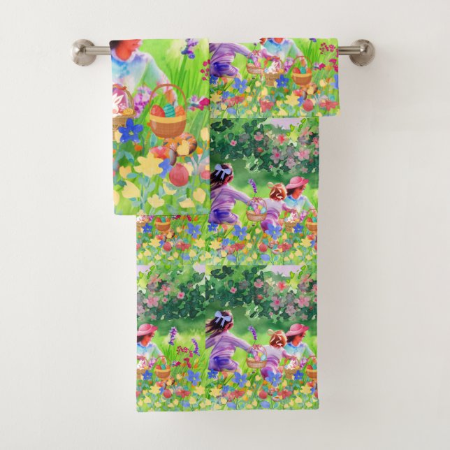 Chasse aux oeufs de Pâques (En situation)