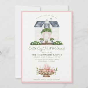 Chasse aux oeufs de Pâques et invitation au brunch