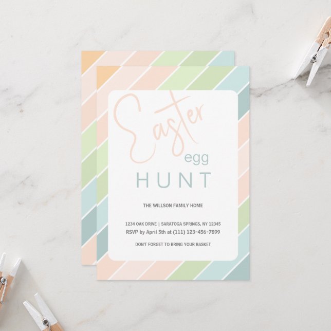 Chasse aux oeufs de Pâques Fête de crème glacée cr (Devant/Arrière en situation)