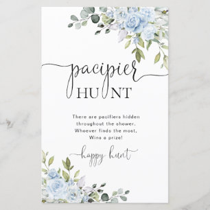 Chasse aux Sucettes de la Baby Shower Botanique Bl