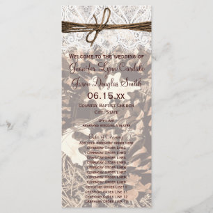Chasse Camo Thème Mariage campagnard Programmes Ve