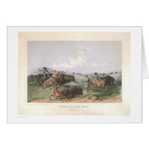 Chasse de Buffalo indien : "Quarts étroits"