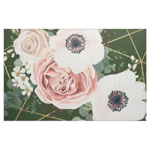 Chasse de jardin géométrique en tissu de coton lar