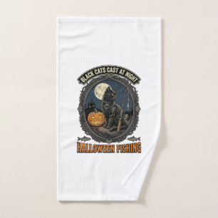 Chasse Halloween Chat Design de Citrouille Vintage