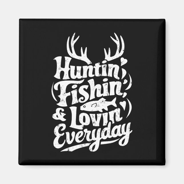 Chasse Pêche Aimant Chaque Jour Chasse-Chemise Poi (Devant)