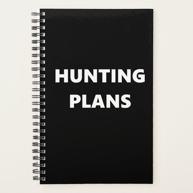 Chasse Planificateur Sports Thème Chasse Plans (Devant)