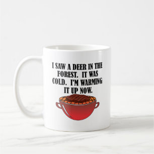 Chasse réchauffée Cerf Drôle Chasse Mug