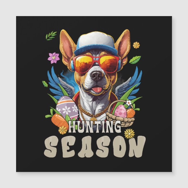 Chasse Saison Cerf Œuf de Pâques (Devant)