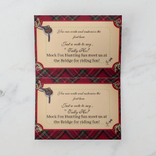 chasse tartan de jamie & poppy