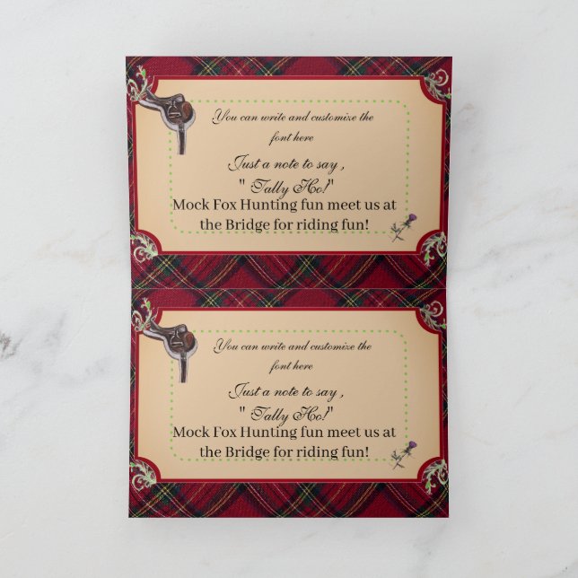 chasse tartan de jamie & poppy (Intérieur)