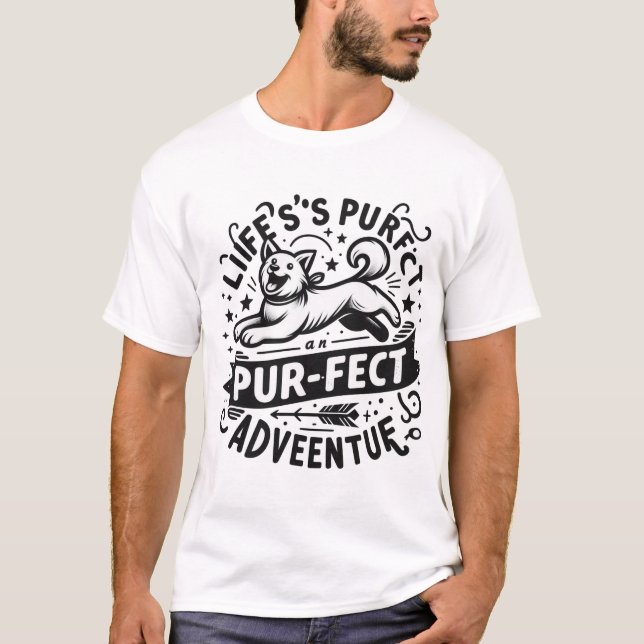 Chasse tes rêves Basic Dark T-Shirt (Devant)